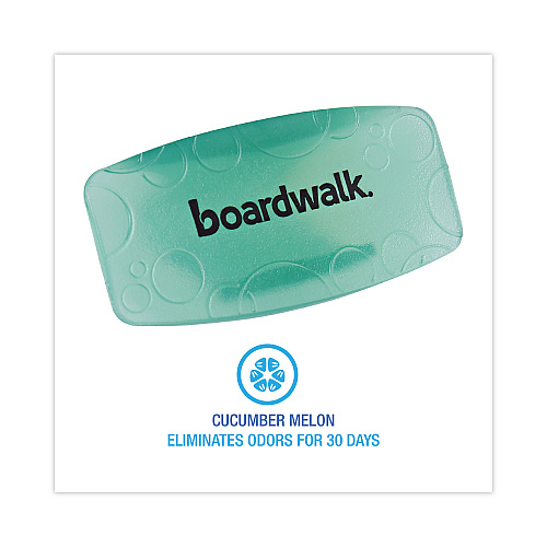 Boardwalk&reg; Eco-Fresh Bowl Clips, Cucumber Melon, Green, 12 Clips (BWKCLIPCME)