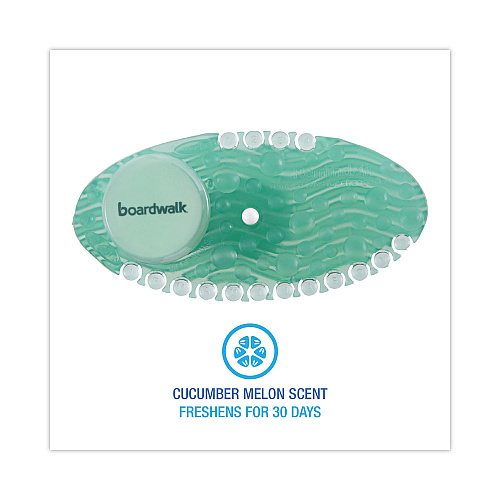 Boardwalk&reg; Curve Air Freshener, Cucumber Melon, 60 Air Fresheners (BWKCURVECMECT)