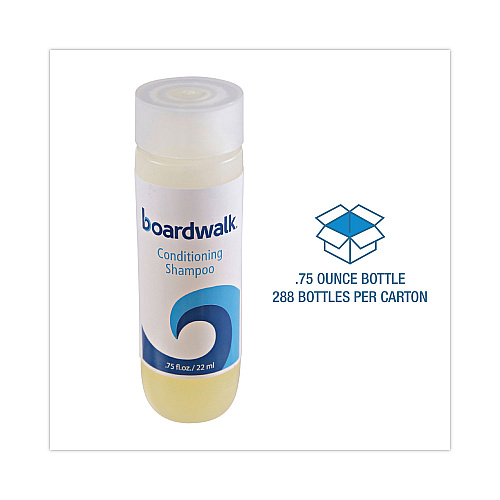 Boardwalk&reg; Conditioning Shampoo, 0.75 oz. Bottle, 288 Bottles (BWKSHAMBOT)