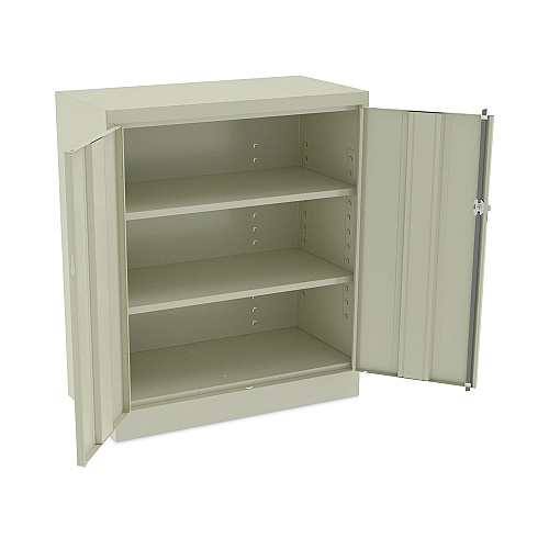 Alera Standard Assembled Storage Cabinet, 36w x 18d x 42h, Putty (ALECME4218PY)