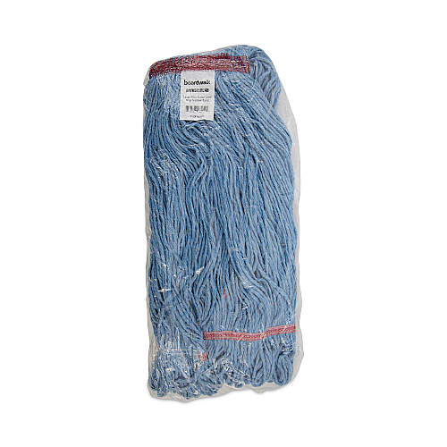 Boardwalk&reg; Blue Dust Mop Head, Medium, Looped End (BWK503BLNB)