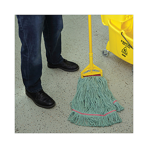 Boardwalk&reg; Large Standard Mop Head, Cotton/Rayon Fiber, Green (BWK503GNNB)