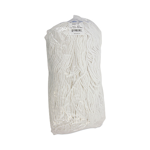 Boardwalk Cut-End Lie-Flat Wet Mop Head, Rayon, 16oz, White, 12/Carton (BWK716RCT)