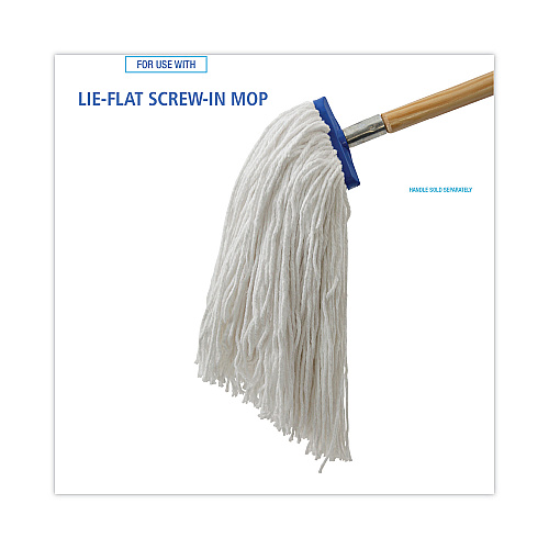 Boardwalk&reg; Mop Head, Lie-Flat Head, Rayon, 20 oz, 12 Mop Heads (BWK720R)