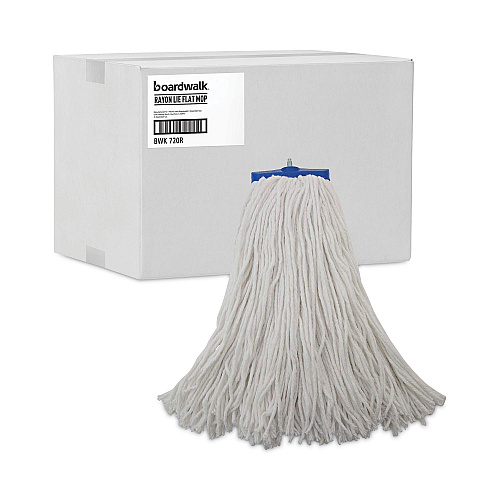 Boardwalk&reg; Mop Head, Lie-Flat Head, Rayon, 20 oz, 12 Mop Heads (BWK720R)
