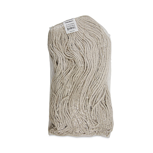 Boardwalk&reg; Mop Head, Lie-Flat Head, Cotton, 32 oz, 12 Mop Heads (BWK732C)