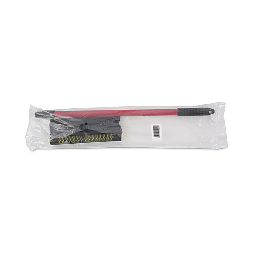 Boardwalk&reg; General-Duty Squeegee, Sponge/Rubber Blade, 21" Metal Handle (BWK824)