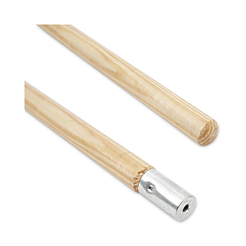 Boardwalk&reg; Lie-Flat Screw-In Wood Mop Handle, 1 1/8 dia x 54, Natural (BWK833)