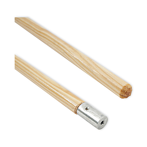 Boardwalk&reg; Lie-Flat Screw-In 60" Wood Mop Handle ,1 1/8" dia., Natural (BWK834)