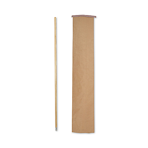 Boardwalk&reg; Lie-Flat Screw-In 60" Wood Mop Handle ,1 1/8" dia., Natural (BWK834)