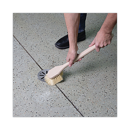 Boardwalk&reg; Tampico Bristle Utility Brush, Plastic, 20", Tan Handle (BWK4220)