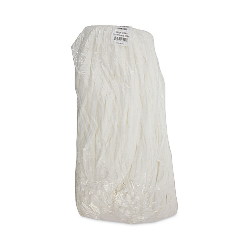 Boardwalk&reg; Enviro Clean Looped Mop Head, Large, White, 12 Mop Heads (BWK8003)