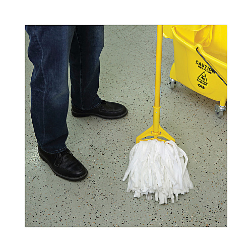 Boardwalk&reg; Nonwoven Cut End Edge Mop, Rayon/Polyester, #20, 12/Carton (BWKBW2020)