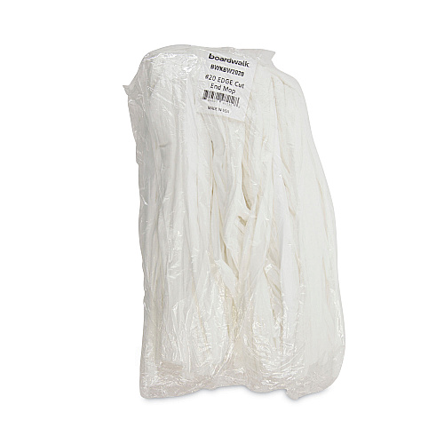 Boardwalk&reg; Nonwoven Cut End Edge Mop, Rayon/Polyester, #20, 12/Carton (BWKBW2020)