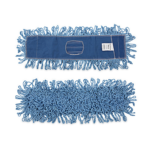 Boardwalk&reg; Looped-End Dust Mop Kit, 24 x 5 Mop Head, Handle, Frame (BWKHL245BSPC)