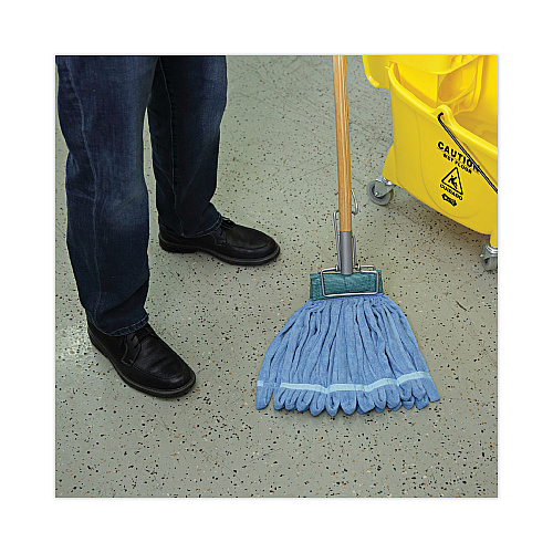 Boardwalk&reg; Microfiber Looped-End Wet Mop Heads, Medium, 12 Mop Heads (BWKMWTMBCT)
