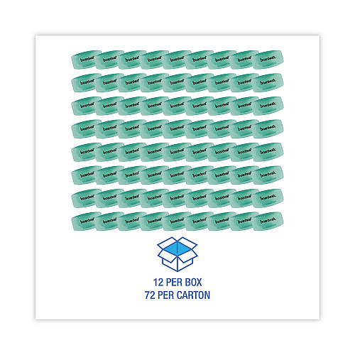 Boardwalk&reg; Eco-Fresh Bowl Clips, Cucumber Melon, Green, 72 Clips (BWKCLIPCMECT)