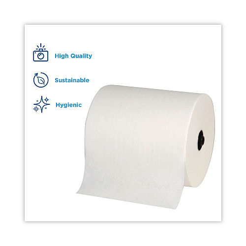 Georgia Pacific Professional enMotion Flex Paper Towel Roll, 1-Ply, 8.2" x 550 ft, White, Recycled Paper, 6 Rolls/Carton (89730)