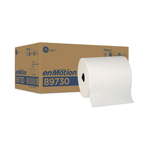 Georgia Pacific Professional enMotion Flex Paper Towel Roll, 1-Ply, 8.2" x 550 ft, White, Recycled Paper, 6 Rolls/Carton (89730)