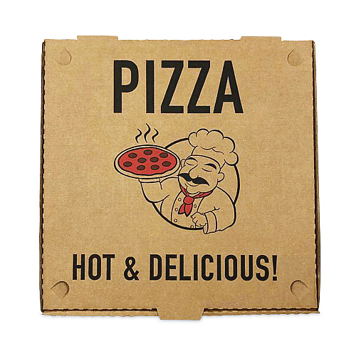 BluTable Pizza Boxes , 16 x 16 x 2, Kraft, Paper, 50/Pack (661631253342)