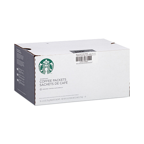 Starbucks Coffee, Pike Place Decaf, 2.7 oz Packet, 72/Carton (11023061CT)