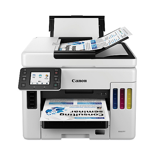 Canon MAXIFY GX7021 Wireless MegaTank All-in-One Inkjet Printer, Copy/Fax/Print/Scan (4471C037)