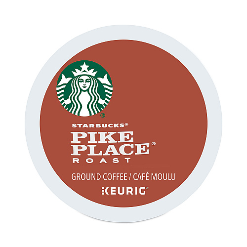 Starbucks Pike Place Coffee K-Cups Pack, 24/Box, 4 Box/Carton (011111156CT)