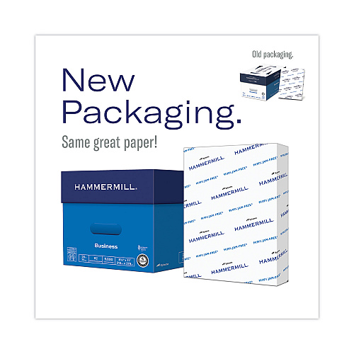 Hammermill Copy Plus Print Paper, 92 Bright, 3-Hole, 20 lb Bond Weight, 8.5 x 11, White, 500/Ream (105031)