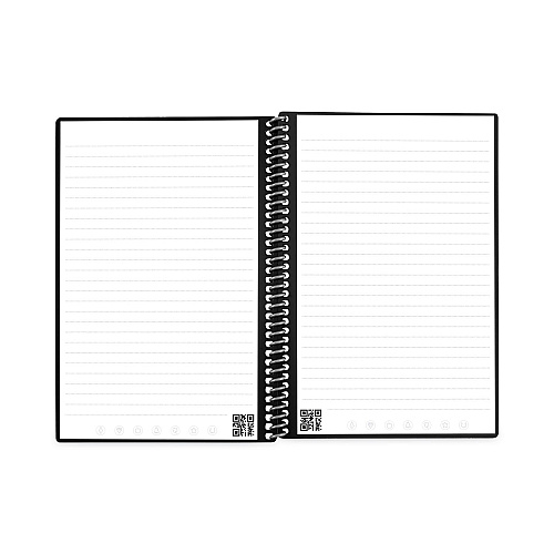 Rocketbook Fusion Smart Notebook, Seven Assorted Page Formats, Gray Cover, (21) 11 x 8.5 Sheets (EVRFLRCCIGFR)