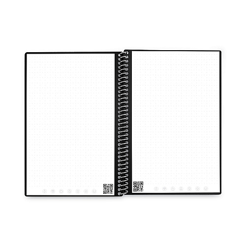 Rocketbook Fusion Smart Notebook, Seven Assorted Page Formats, Gray Cover, (21) 11 x 8.5 Sheets (EVRFLRCCIGFR)