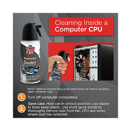 Dust-Off Disposable Compressed Air Duster, 3.5 oz Can (DPSJC)