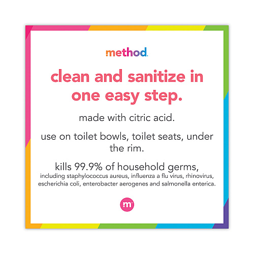 Method Antibacterial Toilet Cleaner, Spearmint, 24 oz Bottle (01221)