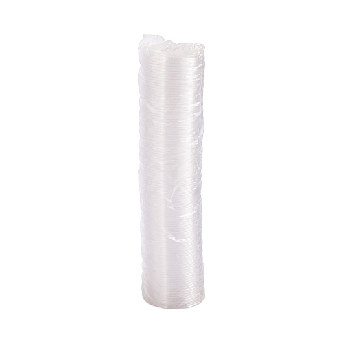 Dart Non-Vented Container Lids, Clear, Plastic, 100/Pack, 10 Packs/Carton (6CLR)