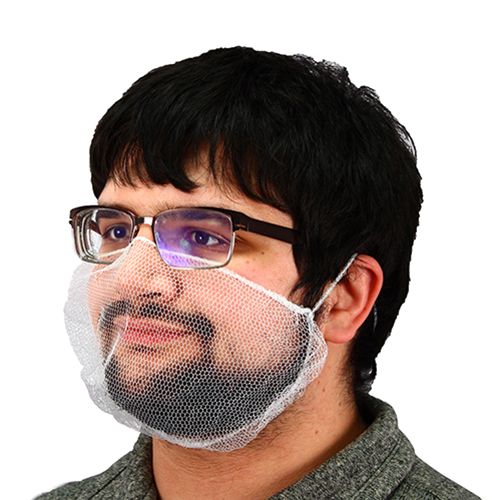 Polyester Mesh Beard Net White, Case Of 1000 (MCBC-1000/W)
