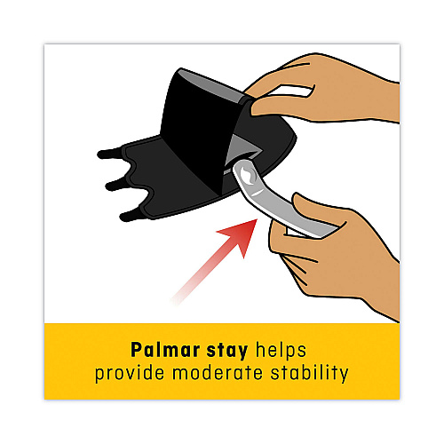 FUTURO Adjustable Reversible Splint Wrist Brace, Fits Wrists 5.5" to 8.5", Black (10770EN)