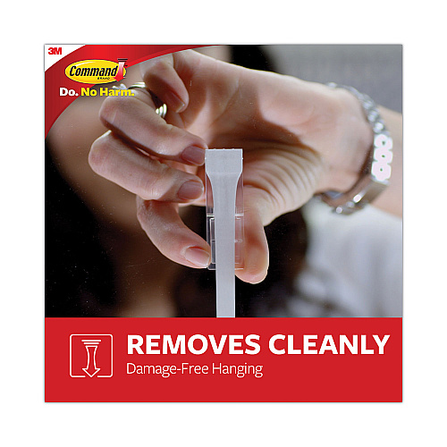 Command Damage-Free Hanging Indoor Refill Strips, (8) Small (0.63" x 1.81"), (4) Med (0.63" x 2.75"), (4) Large (0.75" x 3.65"),White (17200)