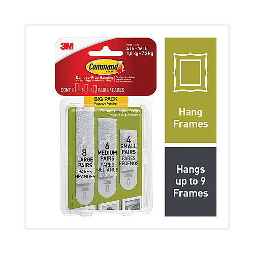 Command™ 3M Picture Hanging Strips, 16 Pk - Smith's Food And Drug - View #2