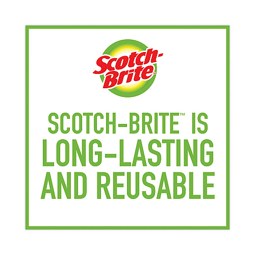 Scotch-Brite Heavy-Duty Scour Pad, 3.8 x 6, Green, 10/Carton (22310CT)