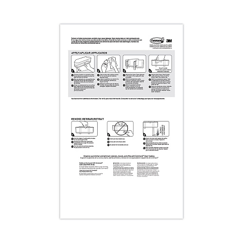 Command Large Caddy, 4 lb Capacity, 8.5"w, Clear (70005143550)