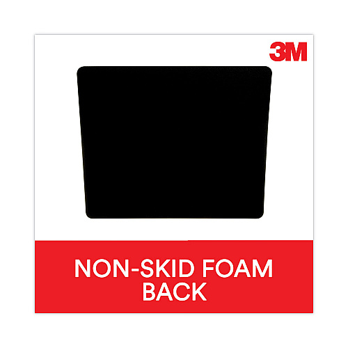 3M Precise Mouse Pad with Nonskid Back, 9 x 8, Bitmap Design (MP114BSD1)