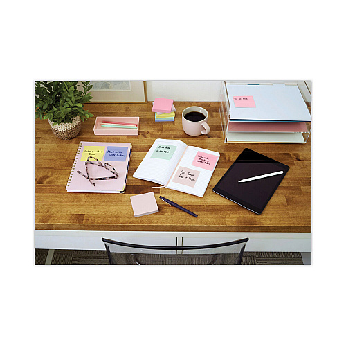 Post-it Original Recycled Pop-up Notes, 3 x 3, Sweet Sprinkles Collection Colors, 100 Sheets/Pad, 6 Pads/Pack (R330RP6AP)