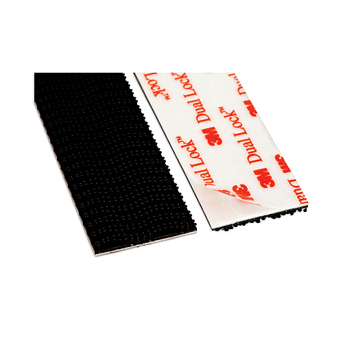 Scotch Heavy-Duty All-Weather Fasteners, 1" x 3", Black, 2/Pack (RFD7091)