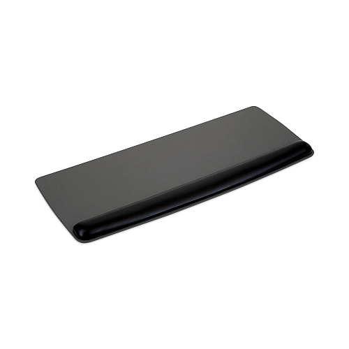 3M Antimicrobial Gel Mouse Pad/Keyboard Wrist Rest Platform, 25.5 x 10.6, Black/Silver (WR422LE)