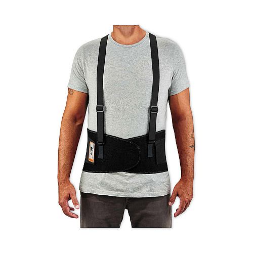 ergodyne ProFlex 100 Economy Spandex Back Support Brace, X-Large, 38" to 42" Waist, Black (11385)