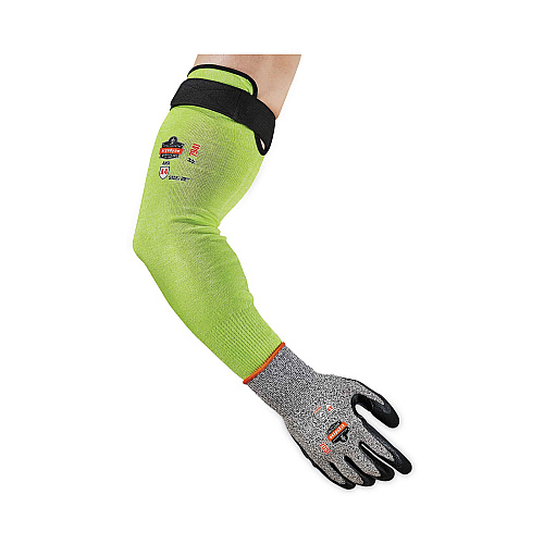ergodyne ProFlex 7941-PR CR Protective Arm Sleeve, 22", Lime, 144 Pairs/Carton (17949)