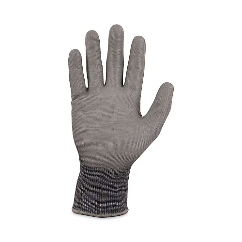 ergodyne ProFlex 7044 ANSI A4 PU Coated CR Gloves, Gray, Large, 12 Pairs/Pack (10484)