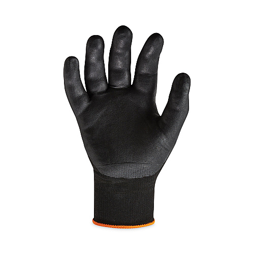 ergodyne ProFlex 7001 Nitrile-Coated Gloves, EN388: 4121X, 9" Long, Large, Black, Pair (17954)