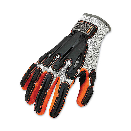 ergodyne ProFlex 922CR Nitrile Coated Cut-Resistant Gloves, Gray, Medium, 96 Pairs/Carton (17583)