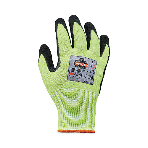 ergodyne ProFlex 7041 ANSI A4 Nitrile-Coated CR Gloves, Lime, Large, 144 Pairs (17824)