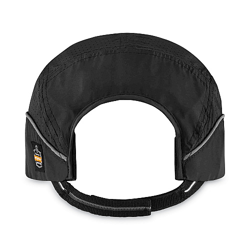 ergodyne Skullerz 8955 Lightweight Bump Cap Hat, Long Brim, Black (23367)